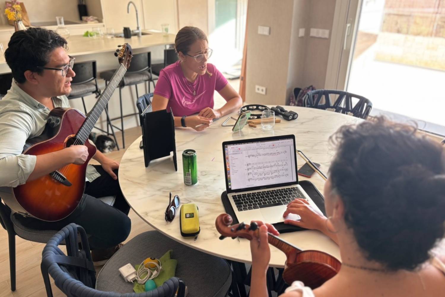 Samanes en ensayo - proceso creativo